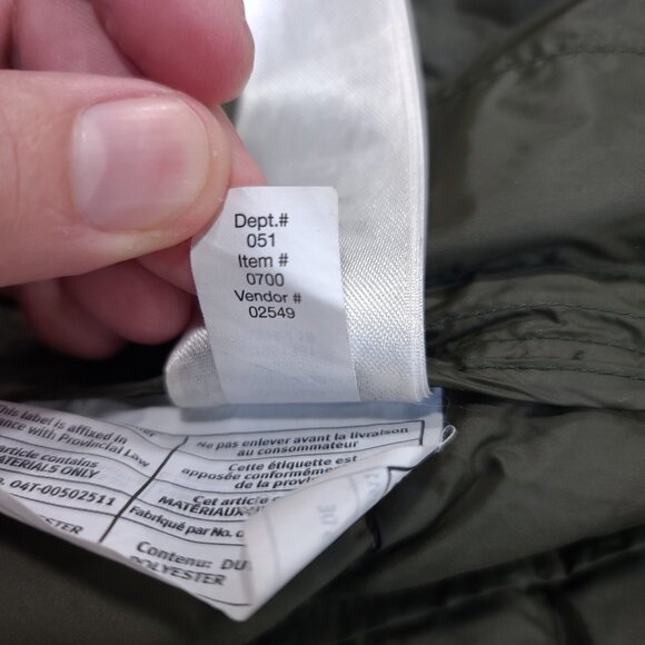 Eddie Bauer Vest Mens Small Green EB 600 Down Puffer Quilted Outdoor Hiking - Picture 10 of 10